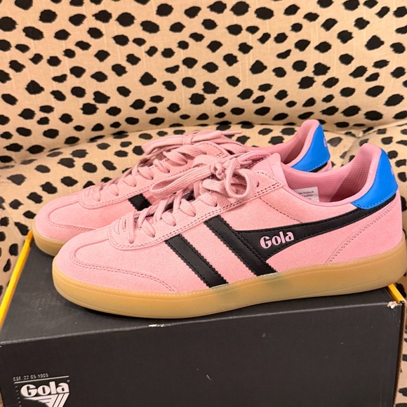 Gola Women's Pink and Black Sneakers - Picture 6 of 6